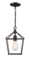 Trans Globe 30261 BK - 1LT MINI PENDANT-CURVED BIRD C